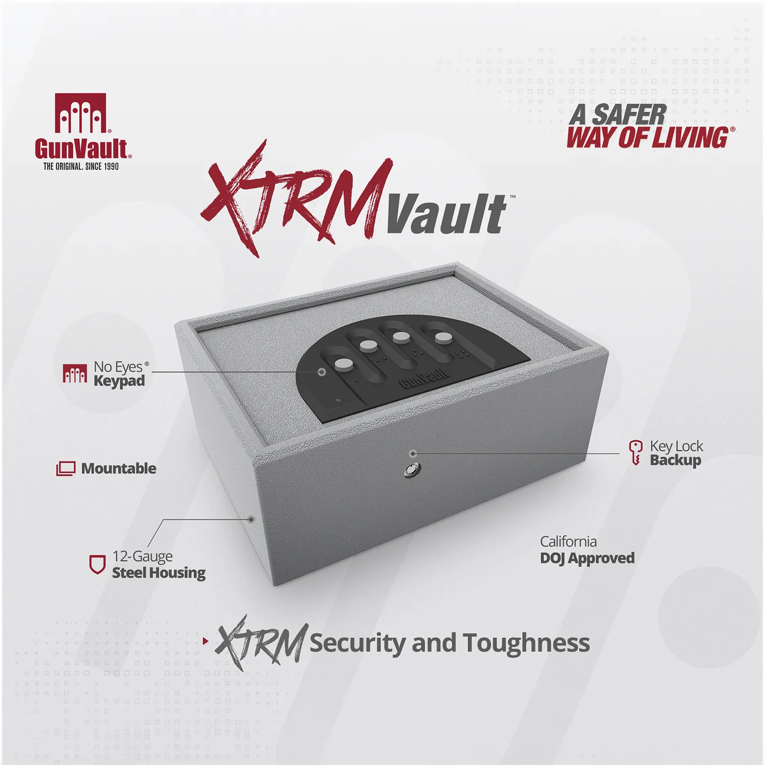 GunVault Handgun Safe (Open Box) XTRMVault