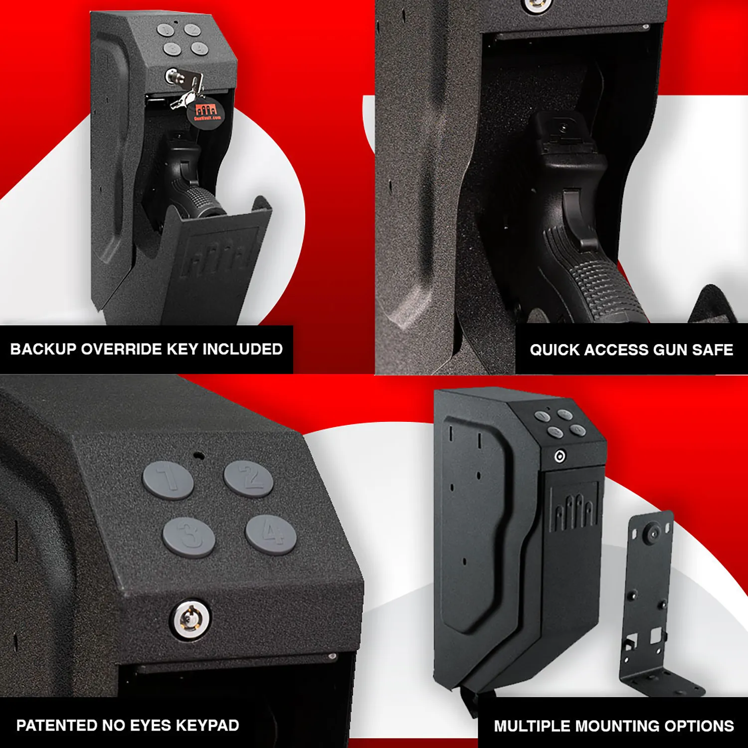 GunVault MicroVault Handgun Safe MV500
