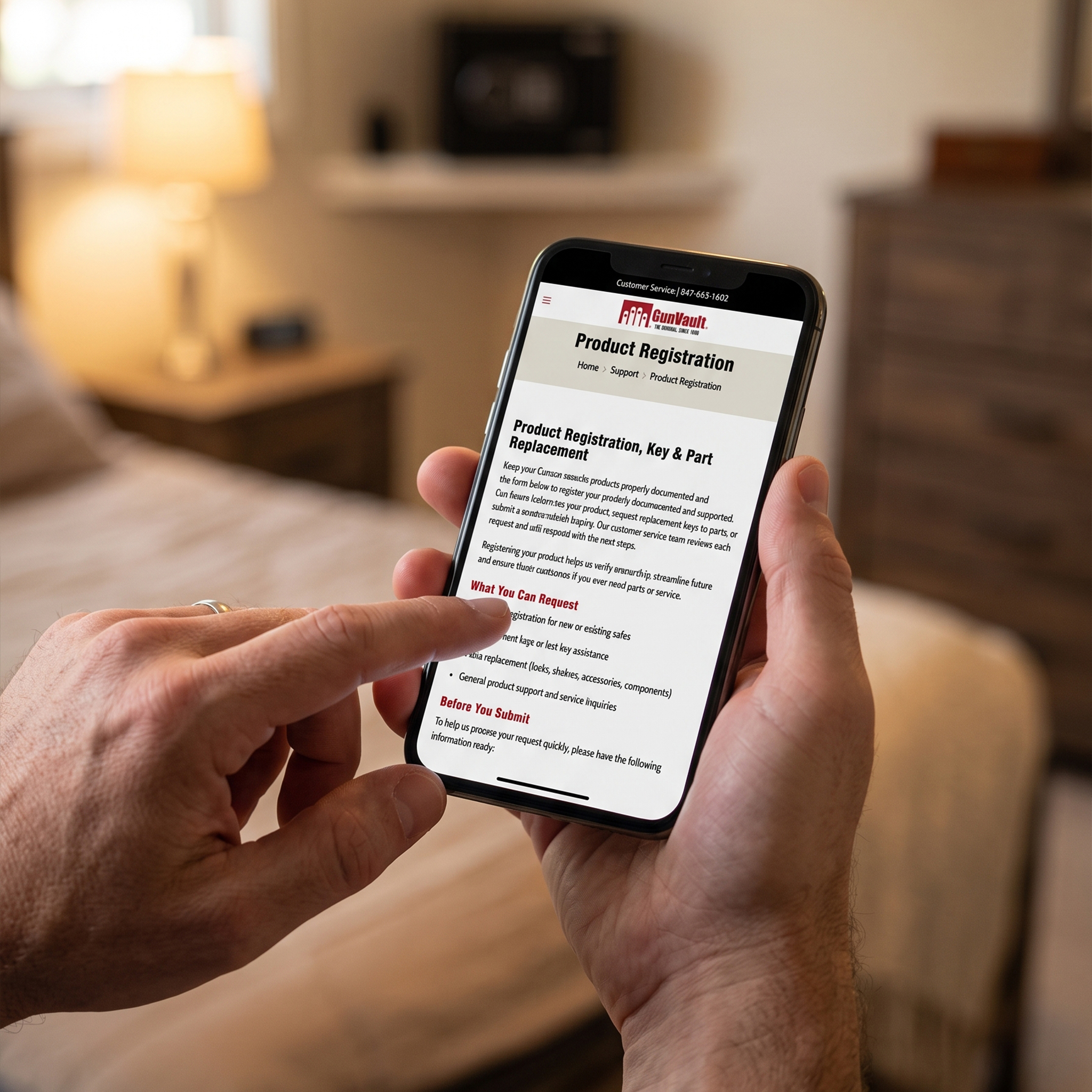 Registering Your GunVault