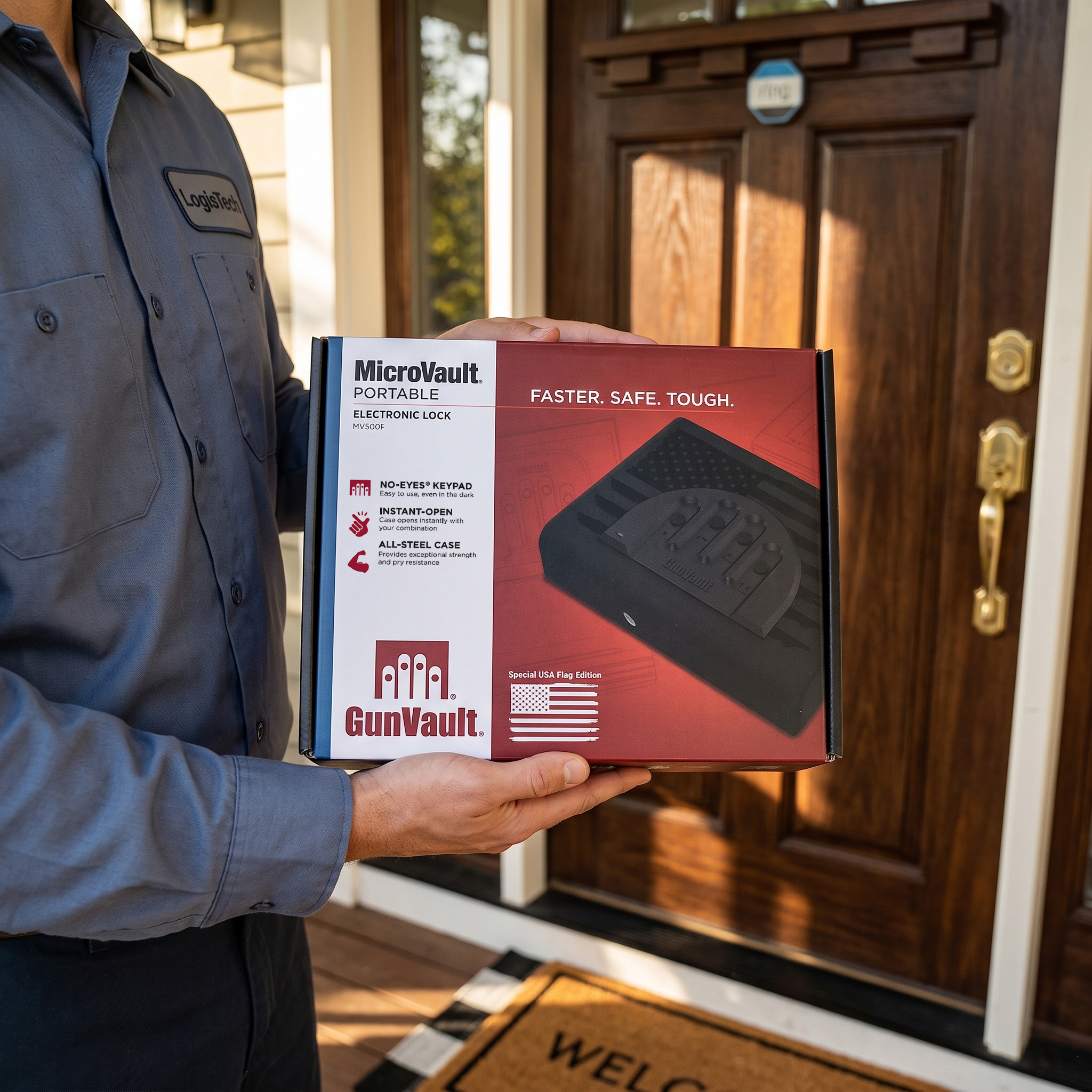 How are GunVault's Delivered?